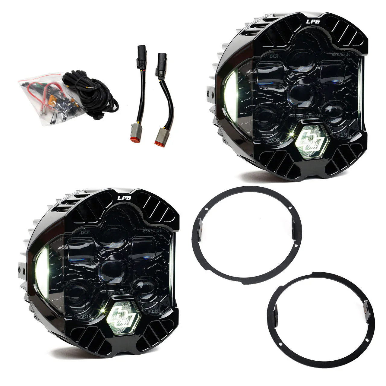 DOT LP6 LED Headlight Kit - Jeep 2007-2018 Wrangler JK - Image 5