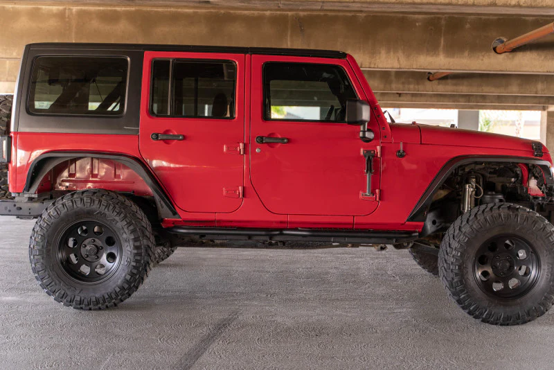 DV8 Offroad 07-18 Jeep Wrangler JK (4 Door Only) OE Plus Side Steps - Image 18