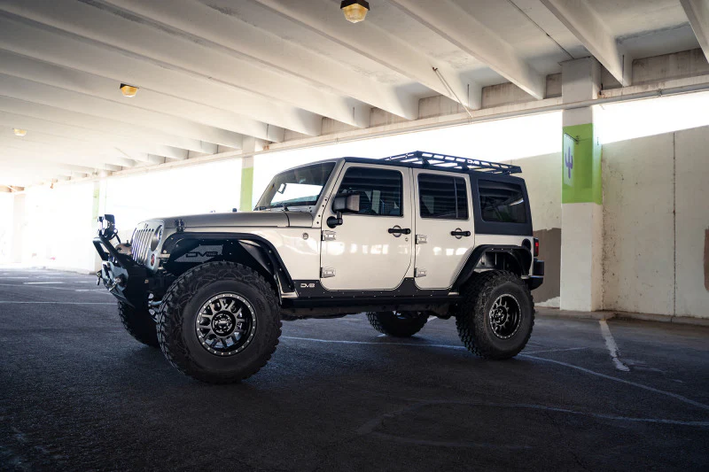 DV8 Offroad 07-18 Jeep Wrangler JK Short Roof Rack - Image 5