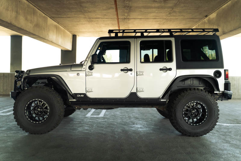 DV8 Offroad 07-18 Jeep Wrangler JK Slim Fender Flares - Image 6