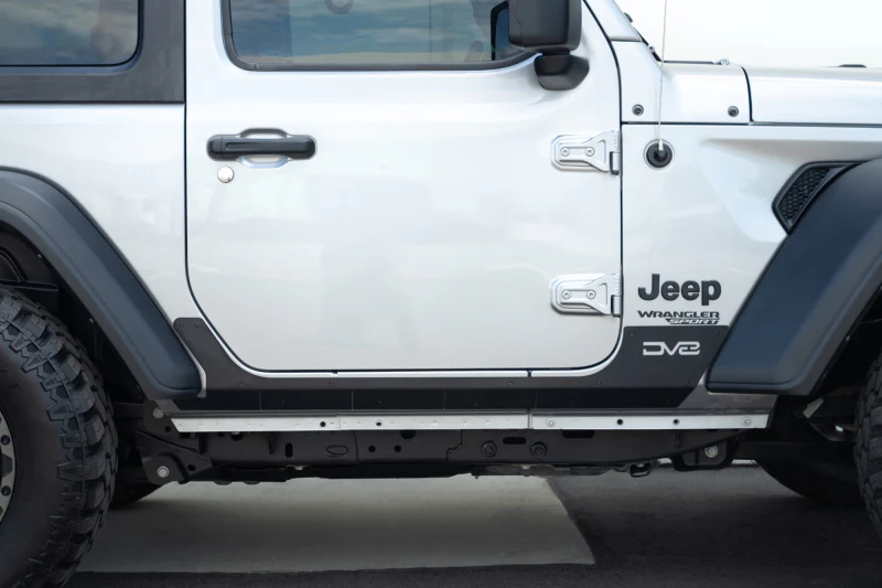 DV8 Offroad 18-23 Jeep Wrangler JL Rock Skins (2 Door Only) - Image 12