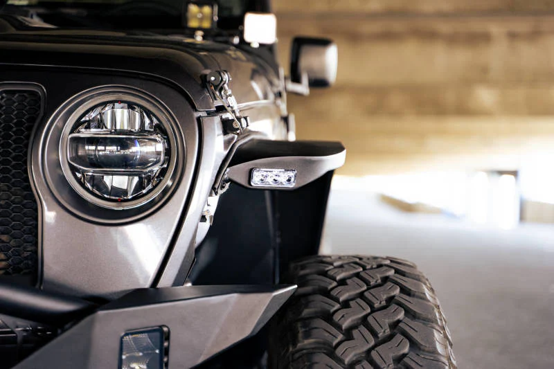 DV8 Offroad 18-23 Jeep Wrangler JL Slim Fender Flares - Image 7