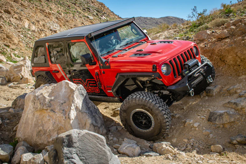 DV8 Offroad 18+ Jeep JL Rubicon Replica Hood - Image 6