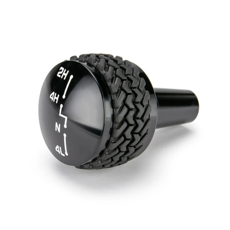 DV8 Offroad 2007-2018 Jeep JK 4WD Shift Knob Black Finish - Image 2