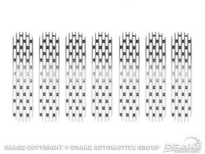 DV8 Offroad 2007-2018 Jeep JK Polished Grille Inserts - Image 3