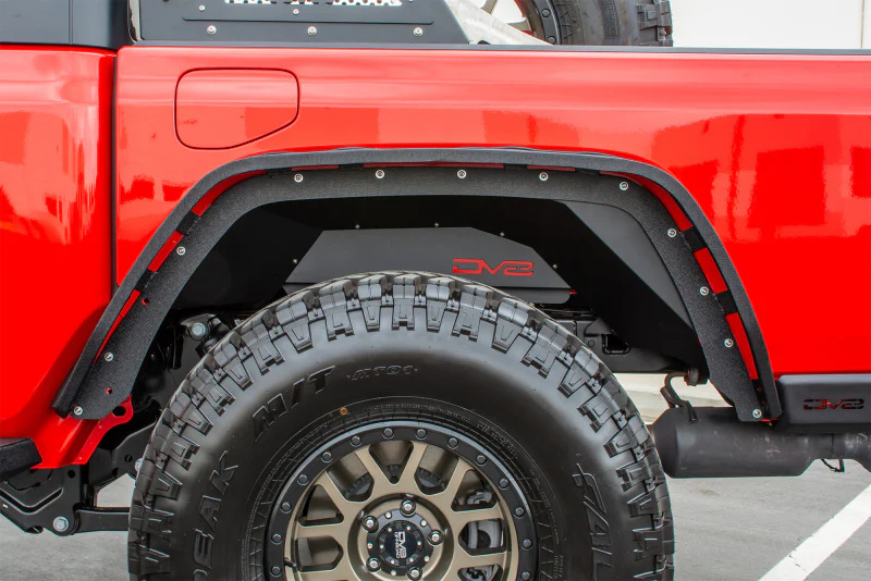 DV8 Offroad 201+ Jeep Gladiator Rear Inner Fenders - Black - Image 4