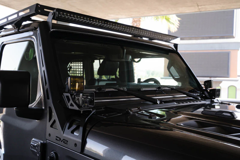 DV8 Offroad 2018+ Jeep Wrangler JL Light Bar Mount - Image 3