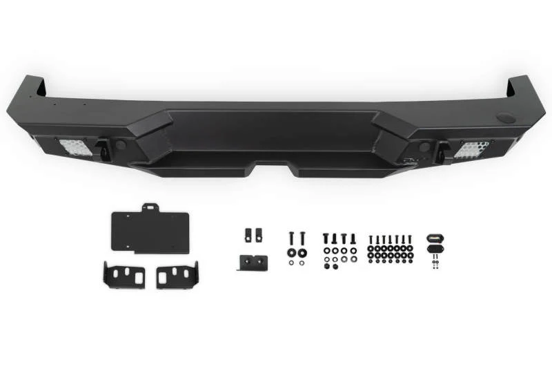 DV8 Offroad 2018 Jeep Wrangler JL MTO Series Rear Bumper w/ Optional Tire Carrier - Image 13