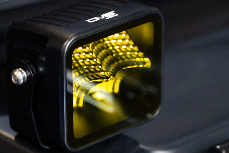 DV8 Offroad 3in Elite Series LED Amber Pod Light - Image 9