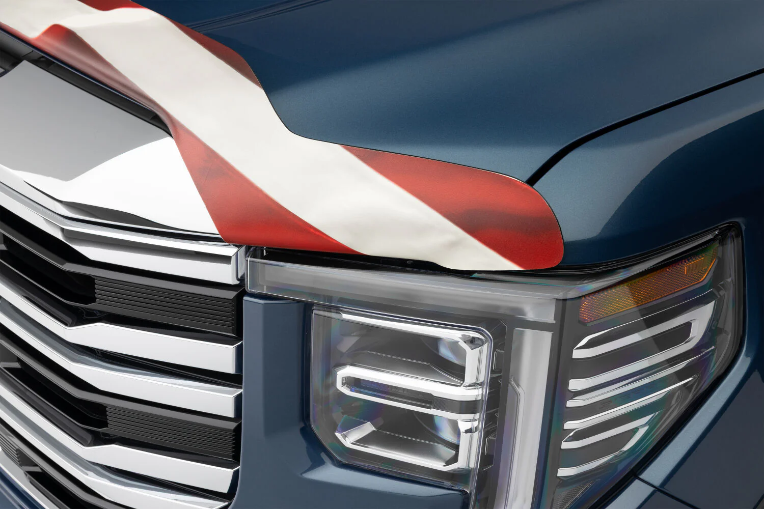 Eagle American Flag Bug Shield For 2009-2024 Ram 1500, 1500 Classic Husky Liners - 2818045