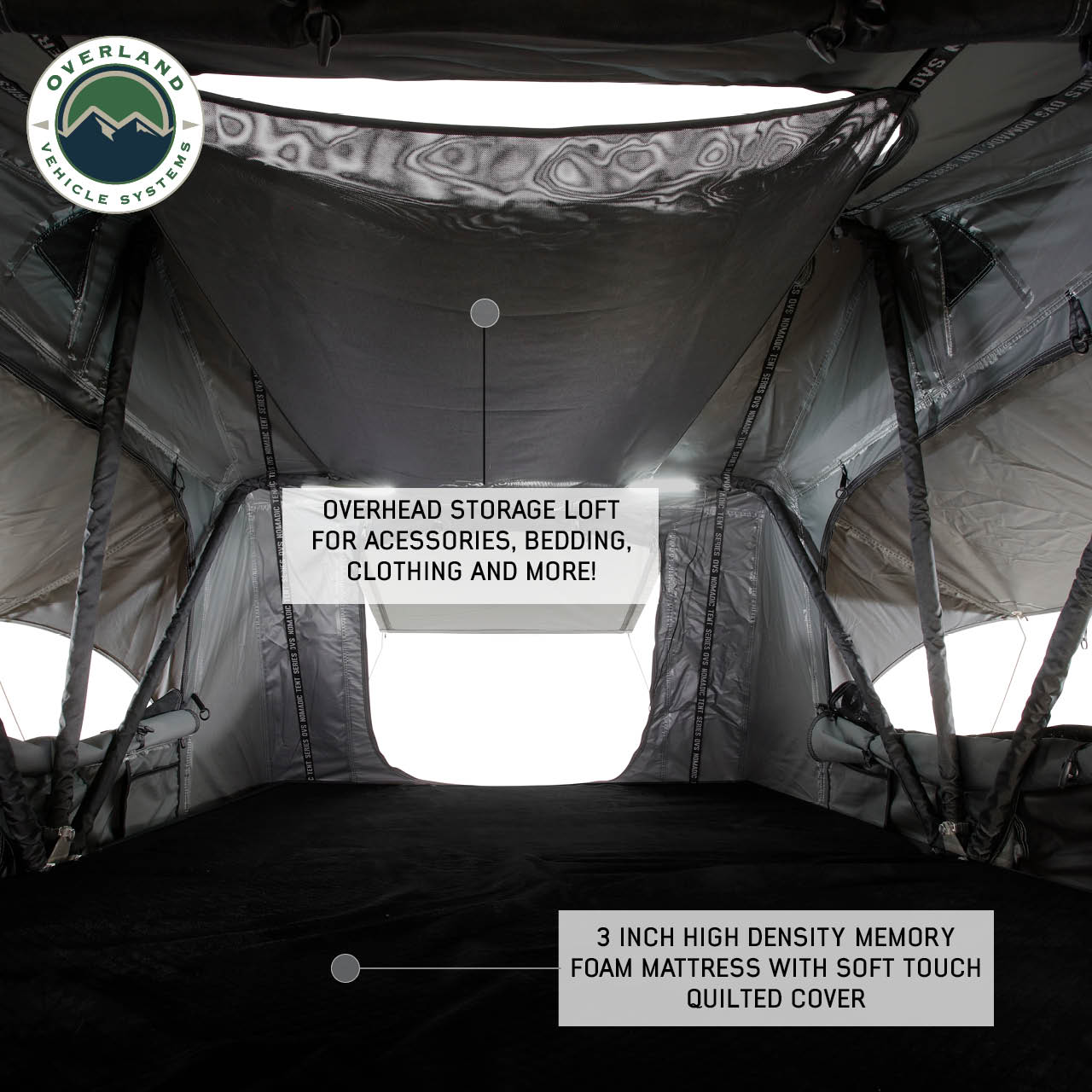 Extended Roof Top Tent - The Perfect 4 Person Roof Top Tent Overland Vehicle Systems - 18349936 - Image 13
