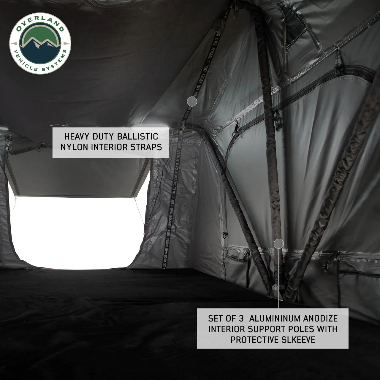 Extended Roof Top Tent - The Perfect 4 Person Roof Top Tent Overland Vehicle Systems - 18349936 - Image 14