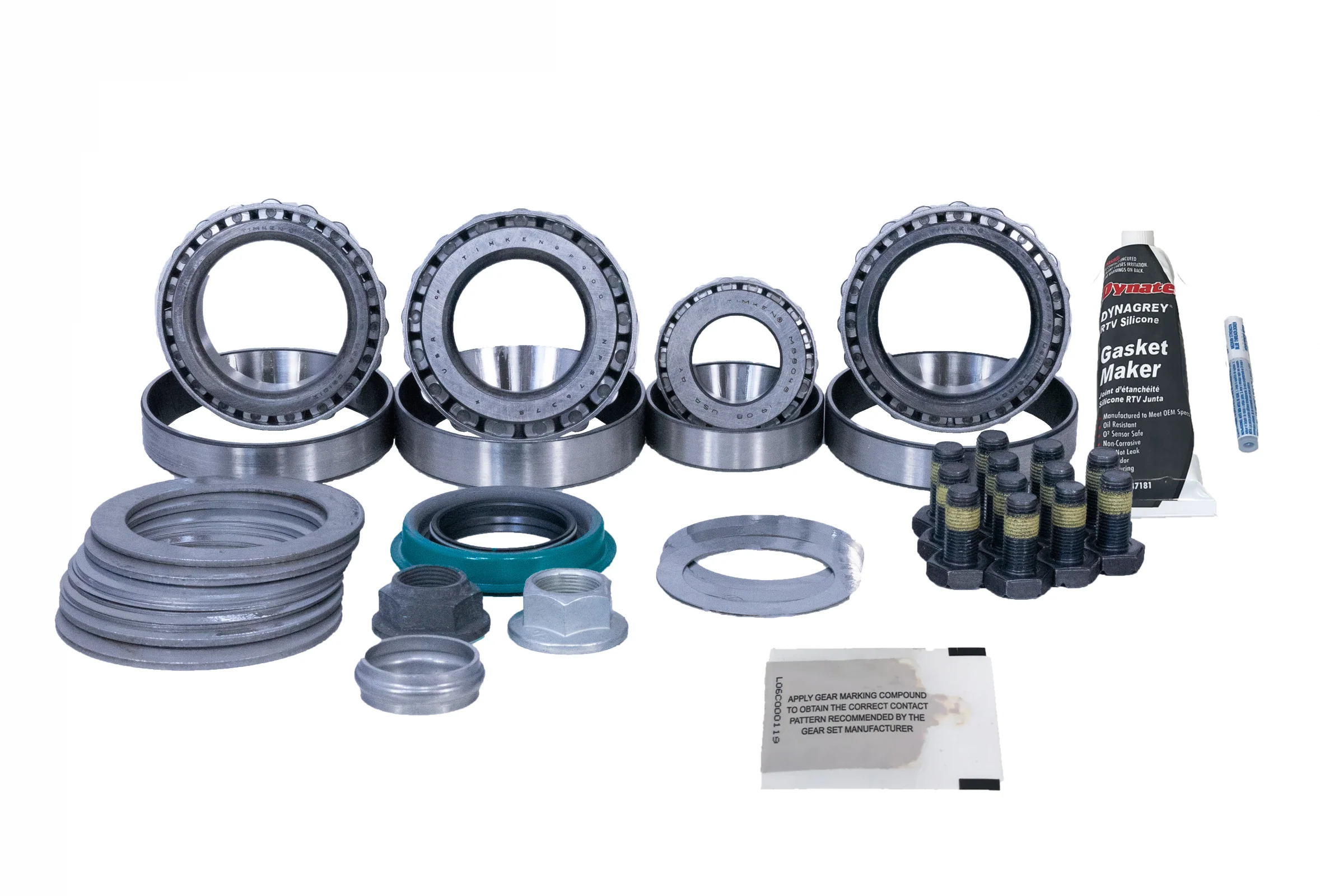 Ford 9.75 Rear Axle 2011Up Gear Set in 2000-10 Housing Ring and Pinion Master Install Kit Revolution Gear - 35-2012E