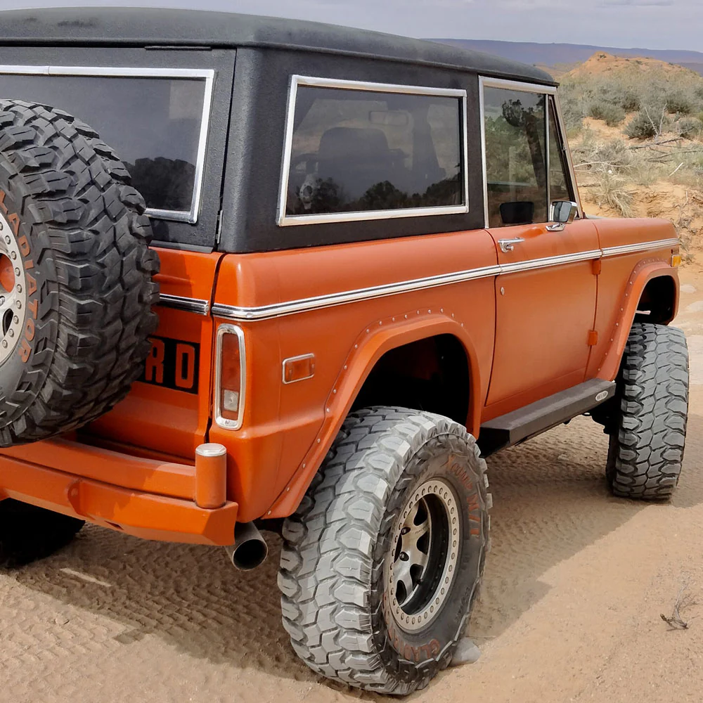 Ford Bronco 1St Generation Step Sliders 2 Boxes Rock Slide Engineering - BD-SS-300-B1G
