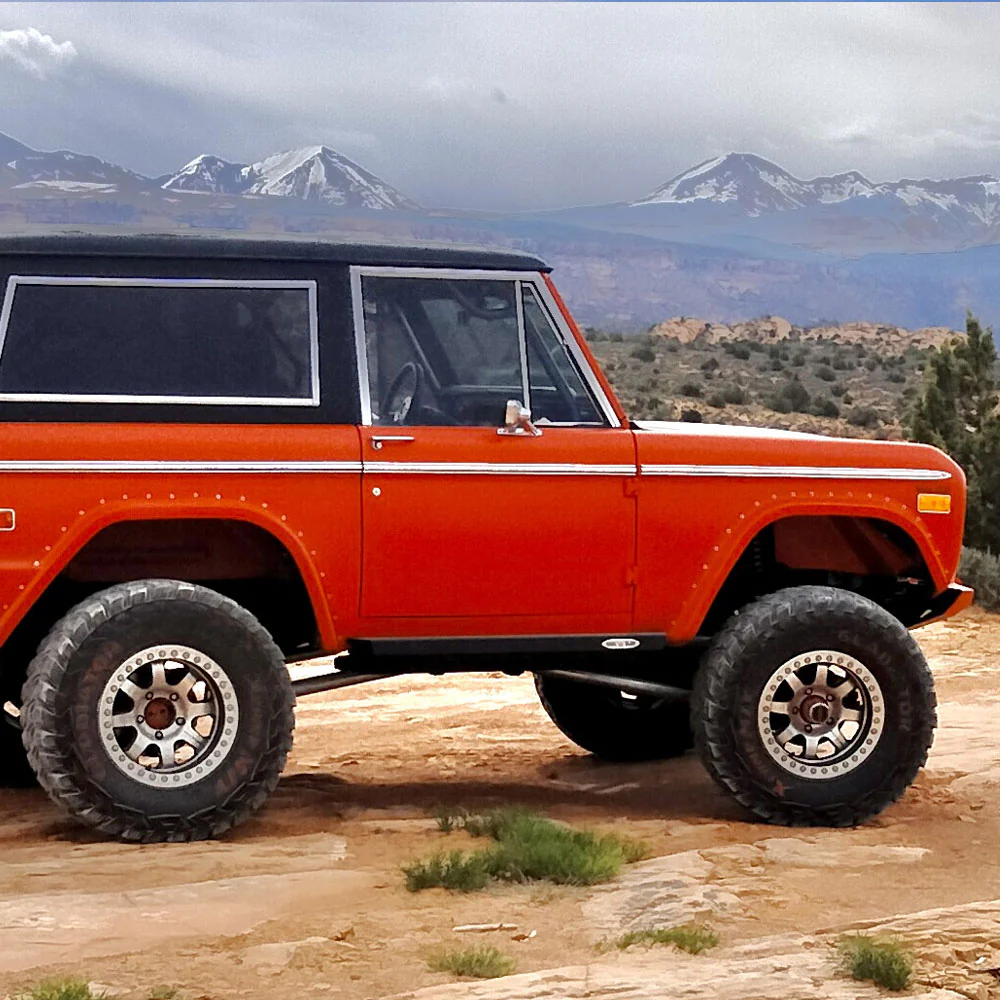 Ford Bronco 1St Generation Step Sliders 2 Boxes Rock Slide Engineering - BD-SS-300-B1G - Image 6