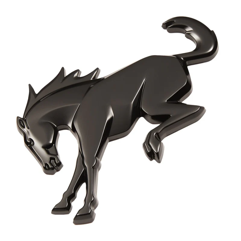 Ford Racing 2021 Bronco Rear Emblem - Black - Image 2