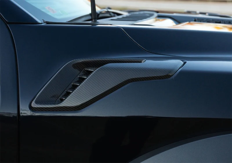 Ford Racing 21-24 F-150 Raptor Carbon Fiber Fender Vent Set - Gloss - Image 7
