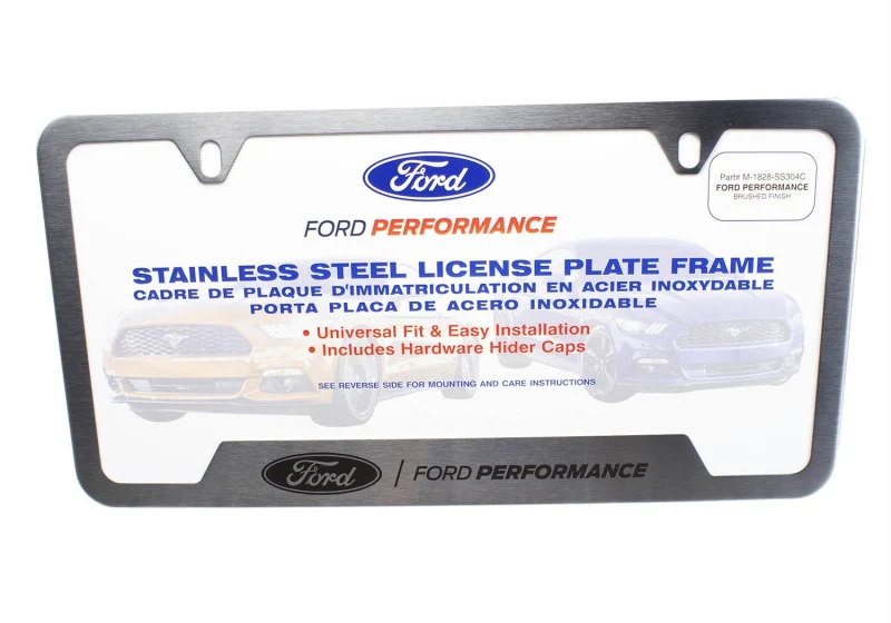 Ford Racing Stainless Steel Ford Performance License Plate Frame - Image 11