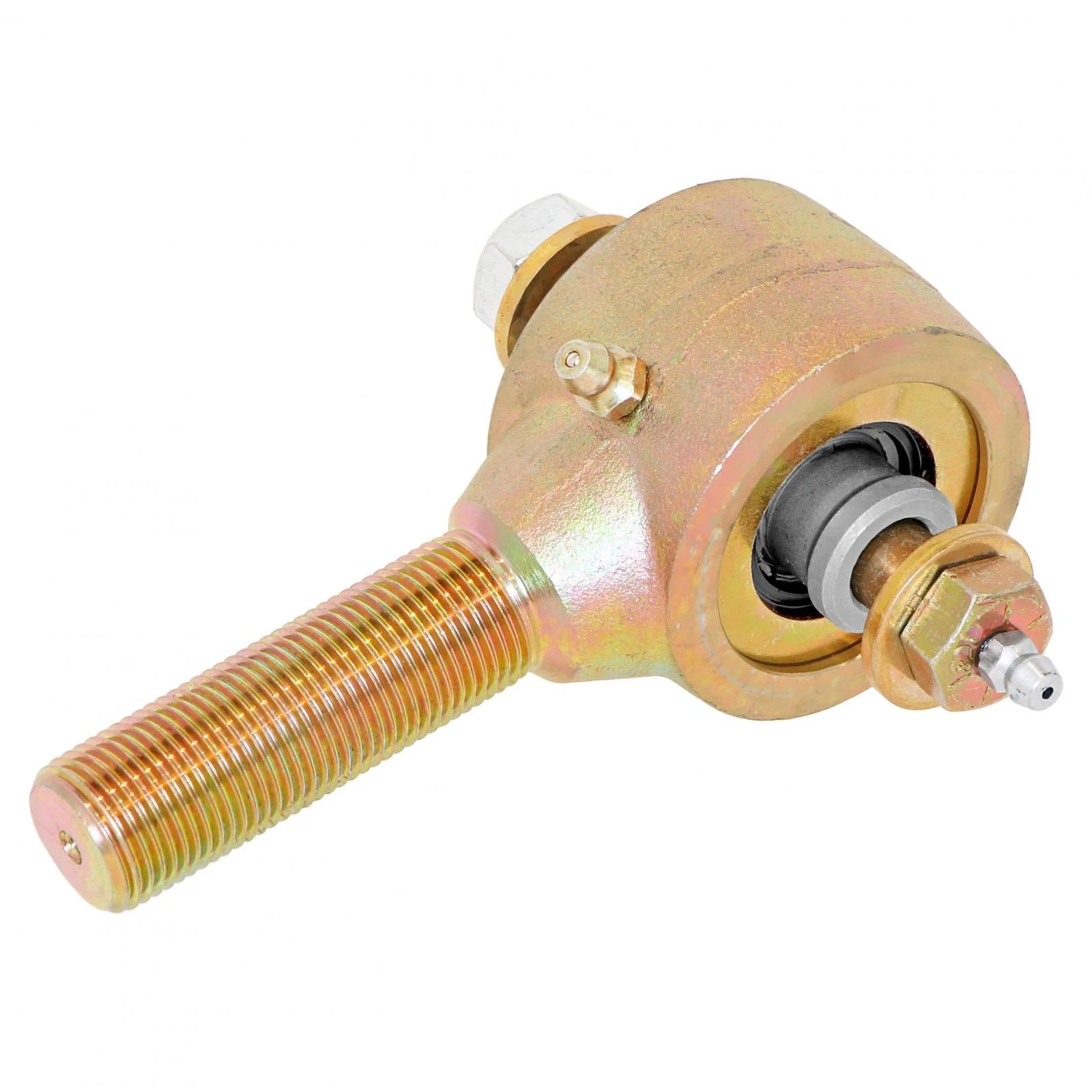 Forged Johnny Joint 2 Inch 2 Inch X 0.4375 Inch Ball 3/4 Inch-16 Right Hand Threaded Shank Internally Greased Includes Greasable Bolt Each RockJock 4x4 - CE-9112S