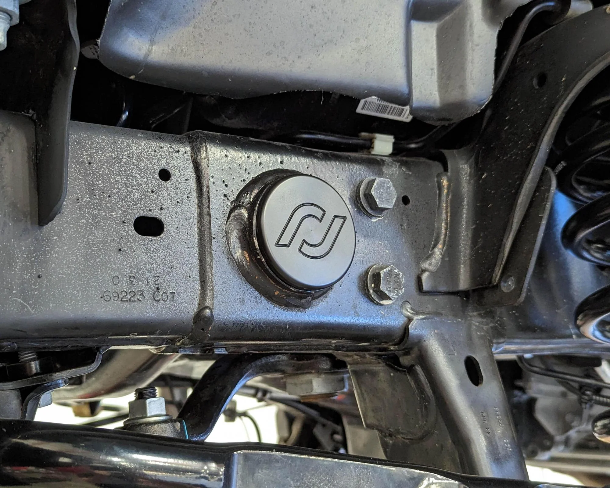 Frame Tube Plugs for JL/JT Frame Front CNC Machined Black Delrin RockJock 4X4 - RJ-600000-101 - Image 3