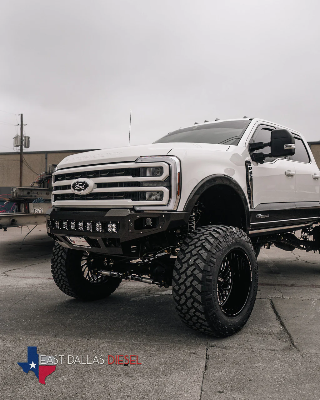 Freedom Front Bumper Base For 2023-2026 Ford F250/F350 Superduty Non-winch Sensor Cutouts Texture Black Powdercoat Bodyguard Bumpers - NAF23BYTNN - Bodyguard Bumpers - Image 2