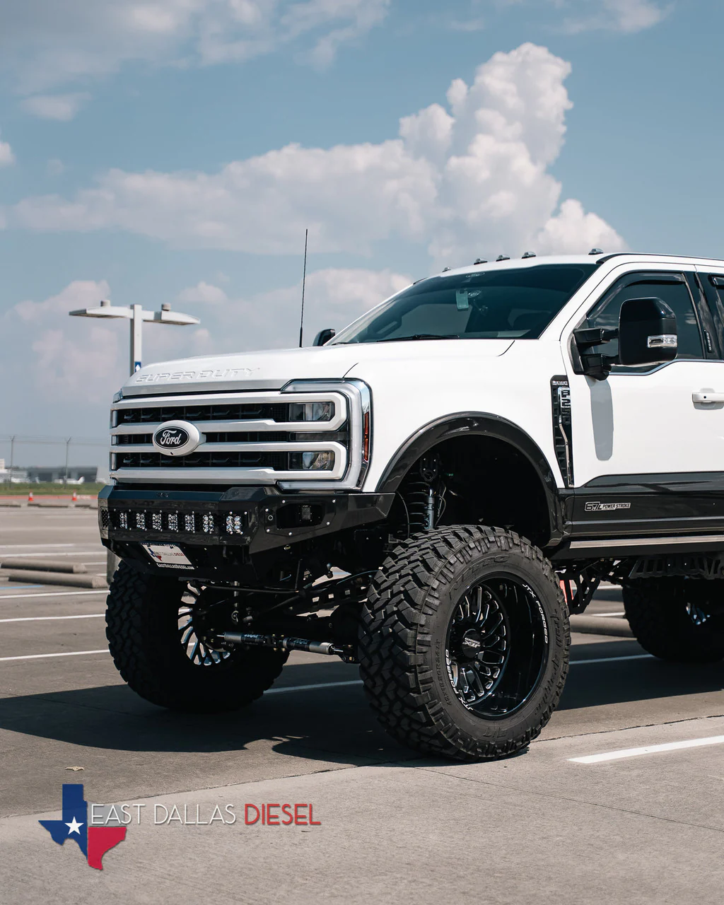 Freedom Front Bumper Base For 2023-2026 Ford F250/F350 Superduty Non-winch Sensor Cutouts Texture Black Powdercoat Bodyguard Bumpers - NAF23BYTNN - Bodyguard Bumpers - Image 3
