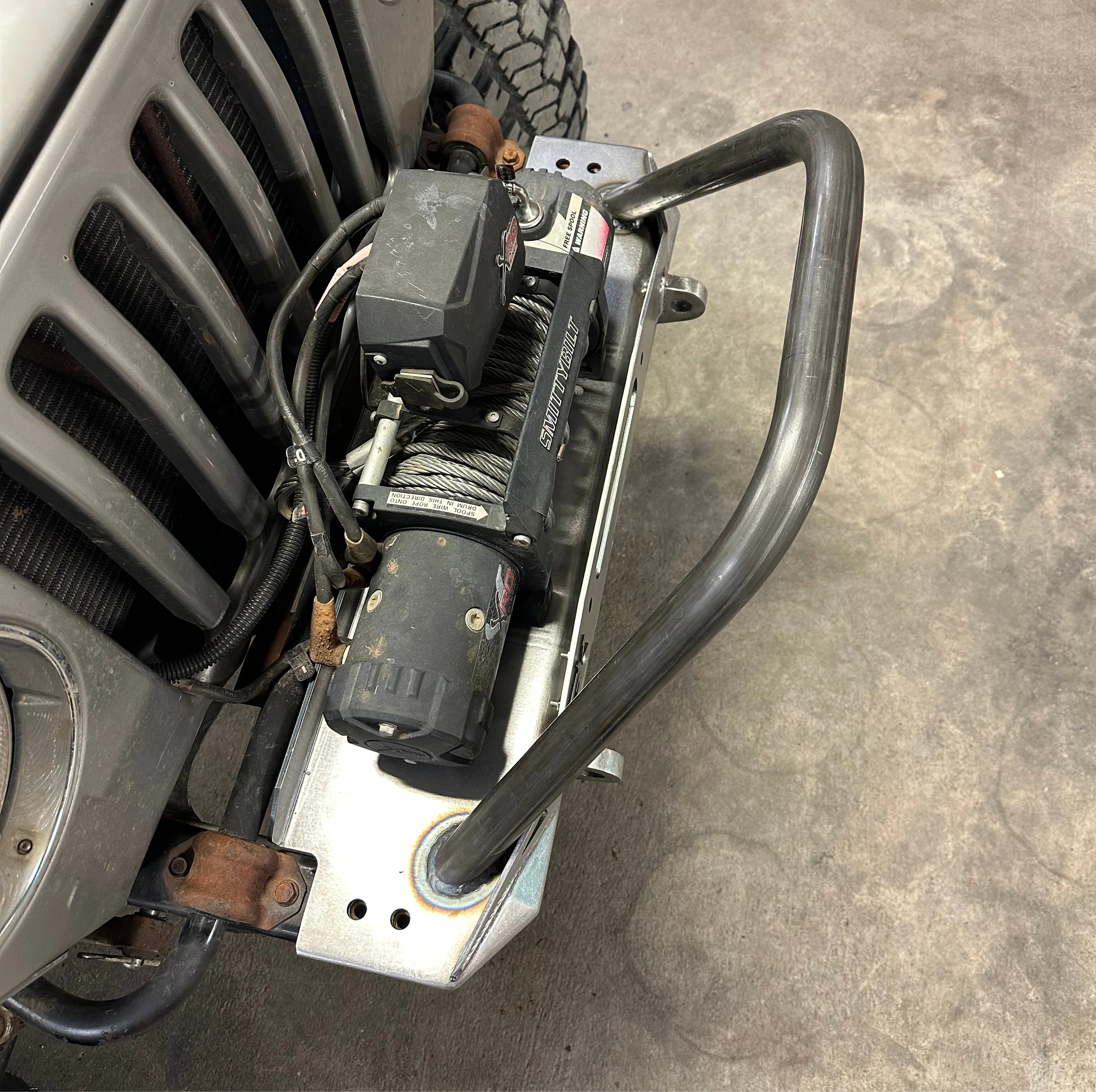 Front Diamond Series Stubby Bumper for Jeep TJ Wrangler (97-06) - Image 17