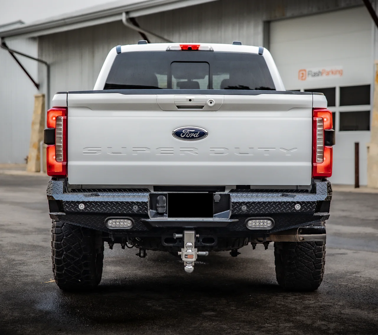 FT Rear Bumper For 2023-2026 Ford F250/350 Superduty Sensor Cutouts Gloss Black Powdercoat Bodyguard Bumpers - KFF23BYG - Bodyguard Bumpers - Image 3