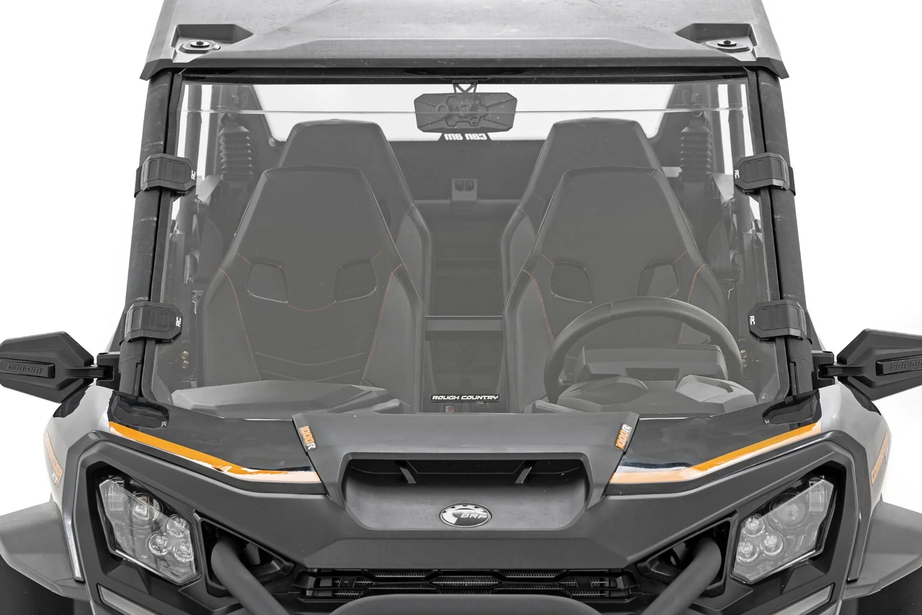 Full Windshield Scratch Resistant Can-Am Commander XT (21-22) Rough Country - 98102230 - Image 5