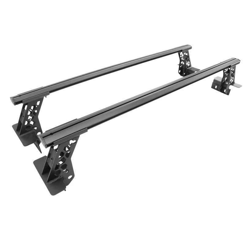 Go Rhino 15-22 Ford F-150 / 19-22 RAM 1500 / 07-21 Toyota Tundra XRS Cross Bars Kit - Tex. Blk - Image 2