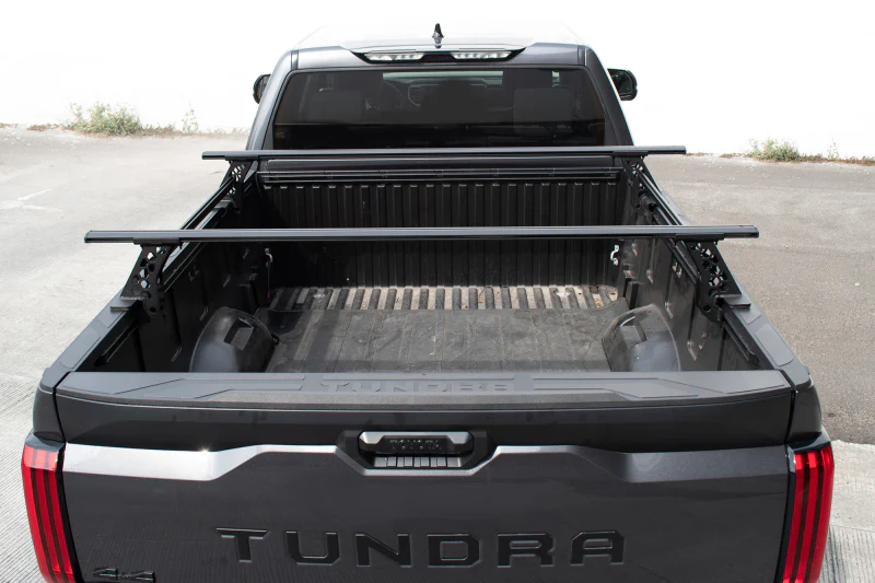Go Rhino 15-22 Ford F-150 / 19-22 RAM 1500 / 07-21 Toyota Tundra XRS Cross Bars Kit - Tex. Blk - Image 6