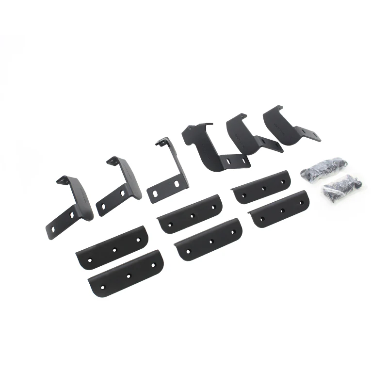Go Rhino 2022 Toyota Tundra Crew Max Brackets for Dominator Extreme SideSteps - Tex. Black - Image 3