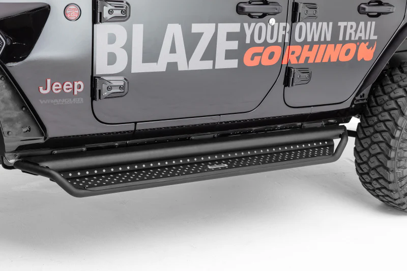 Go Rhino Dominator Extreme D1 Side Steps - Tex Black - 57 in. - Image 7