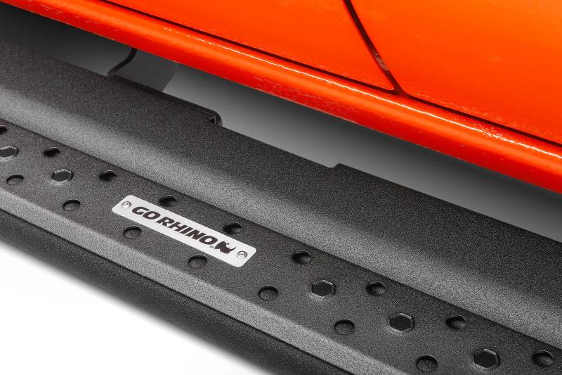 Go Rhino Dominator Extreme DSS Sliders - Tex Blk - 87in - Image 4