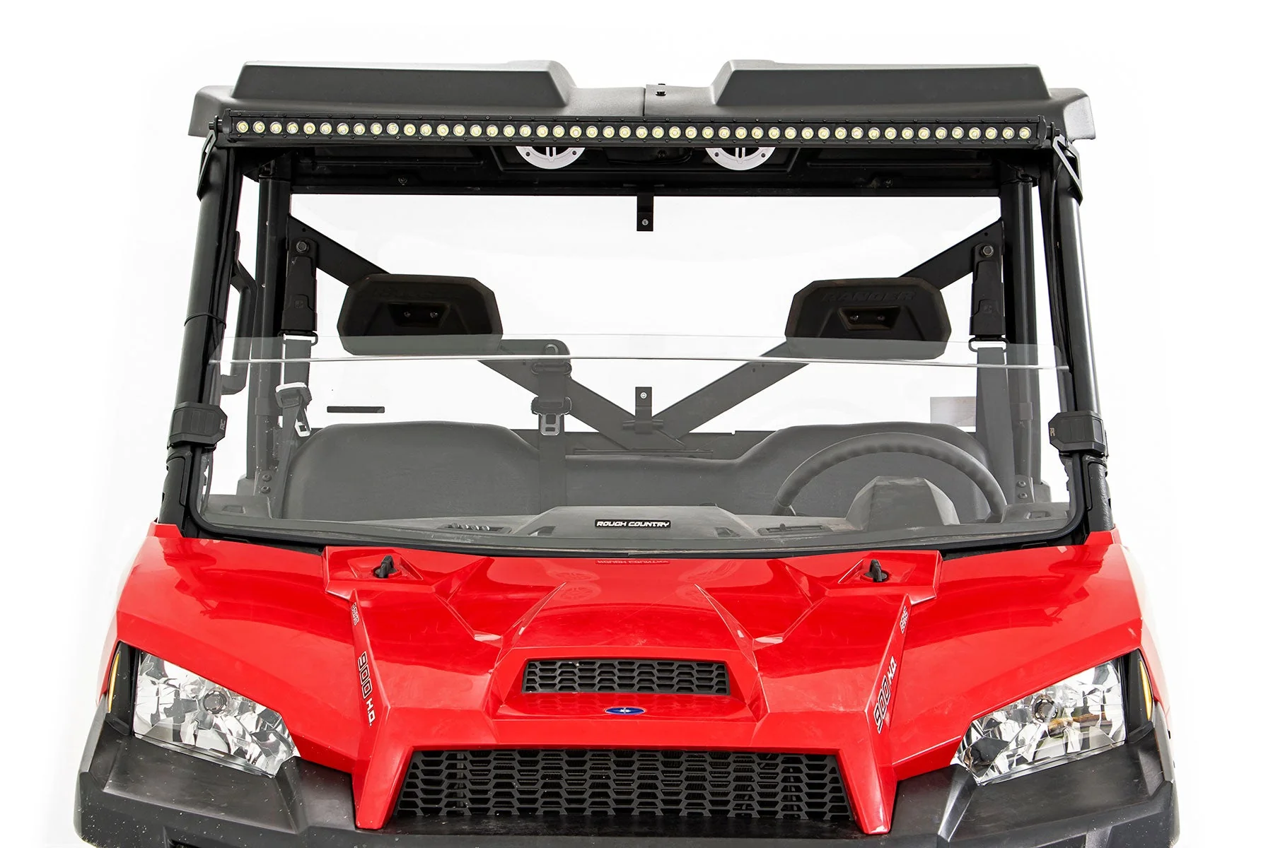 Half Windshield Scratch Resistant 13-22 Polaris Ranger 1000XP/13-21 Ranger 900XP Rough Country - 98132011A - Image 5