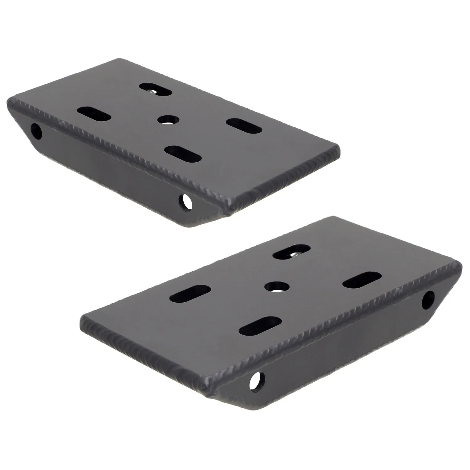 HD Leaf Spring Plates For Use w/2 Inch Springs 76-86 Jeep CJ Front Pair RockJock 4x4 - CE-9031