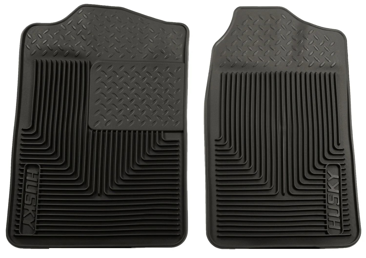 Heavy Duty Floor Mats Front Floor Mats For 1988-2000 C1500 Suburban, C2500 Suburban, C3500, K1500, K2500, K3500, R2500, R3500, Blazer, Yukon, Tahoe, Escalade Husky Liners - 51011