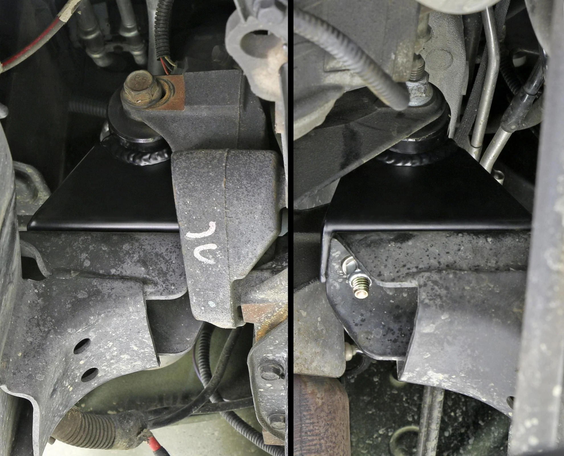 Heavy Duty Motor Mount Kit 87-06 Wrangler YJ TJ/LJ 1 Inch Raised Includes Hardware RockJock 4x4 - CE-9200 - Image 2