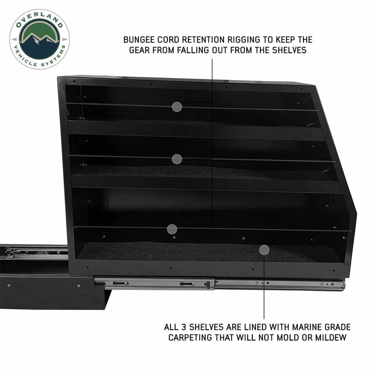 Highline Slide Out Camping Storage System Overland Vehicle Systems - 21010503 - Image 3
