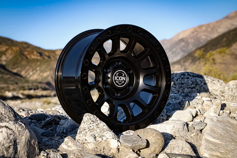 ICON Hulse 18x9 8x6.5 12mm Offset 5.5in BS Double Black - Image 2