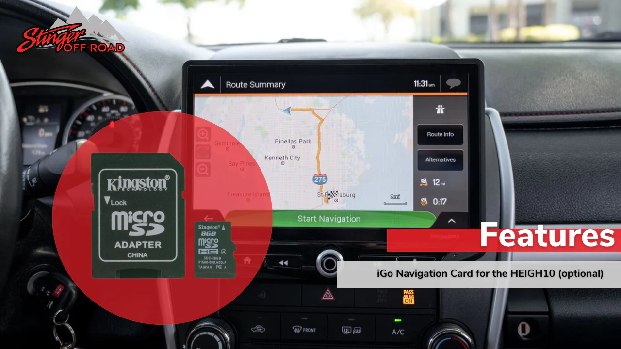 iGo Navigation Card for HEIGH10 or ELEV8