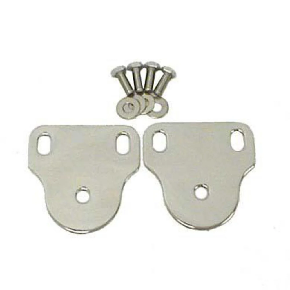 Inside Windshield Brackets - Stainless Steel (76-95 CJ/YJ)