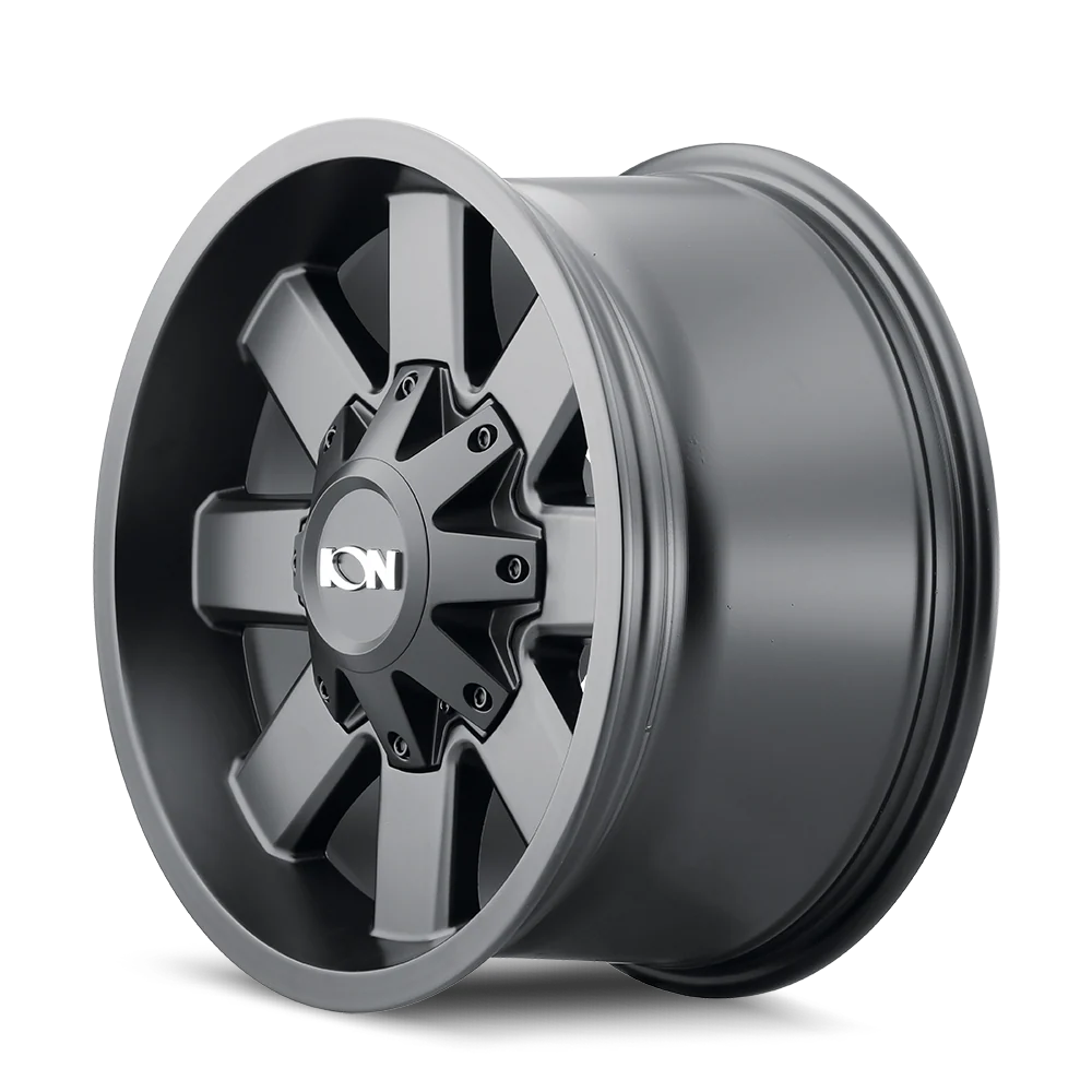 ION 141 141 SATIN BLACK 20X9 8-165.1 18MM 125.2MM - 141-2981B18 - Ion Alloy - Image 2