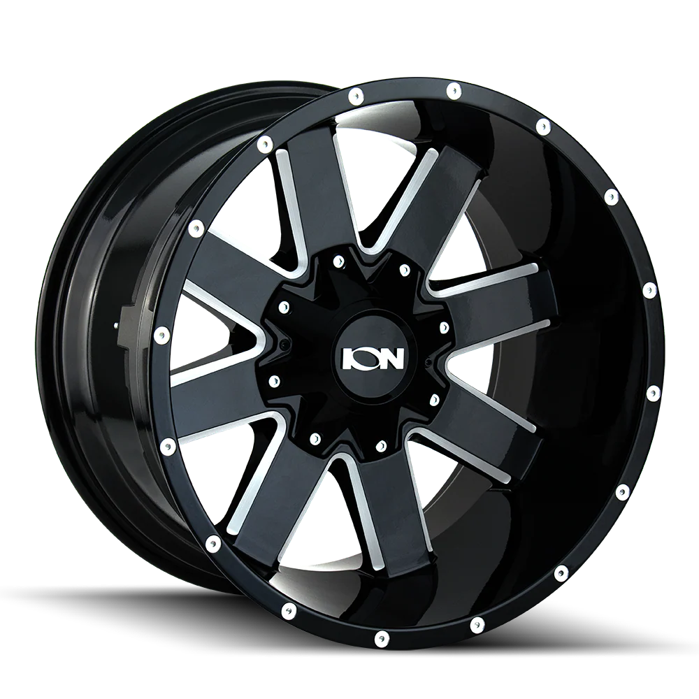 ION 141 SATIN BLACK 20X9 5-150/5-139.7 18MM 110MM - 141-2997B18 - Ion Alloy