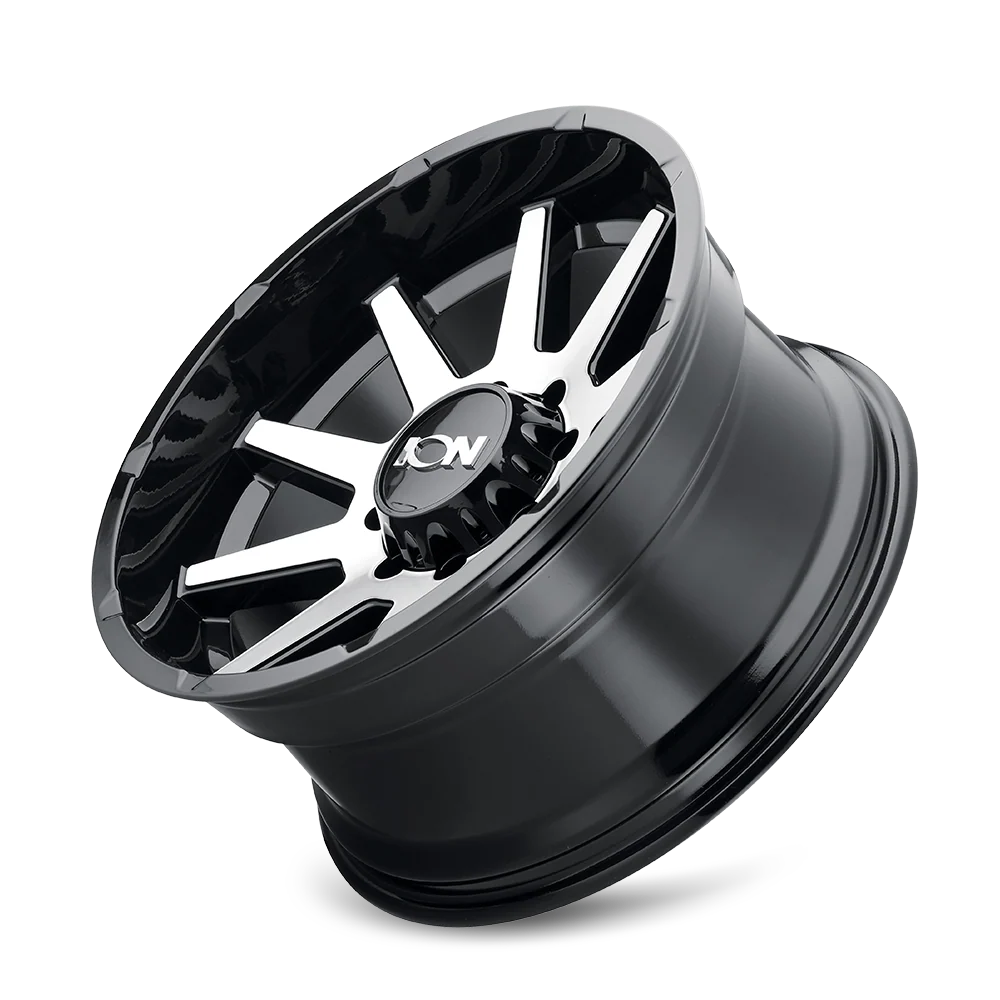 ION 143 GLOSS BLACK MACHINED 20X9 8-180 0MM 124.2MM - 143-2978BTR - Ion Alloy - Image 3