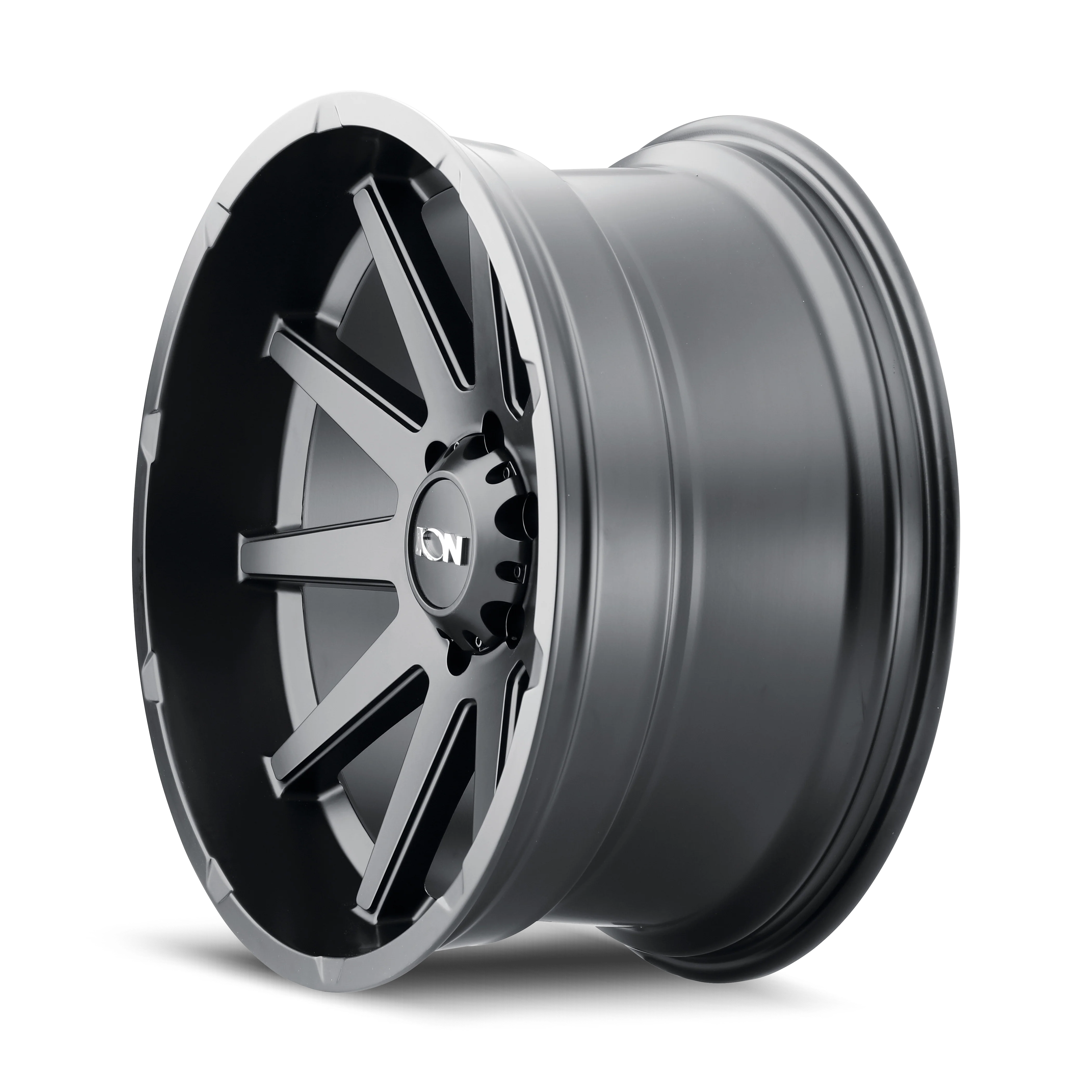 ION 143 MATTE BLACK 18X9 8-170 18MM 125.2MM - 143-8970MB18 - Ion Alloy - Image 2
