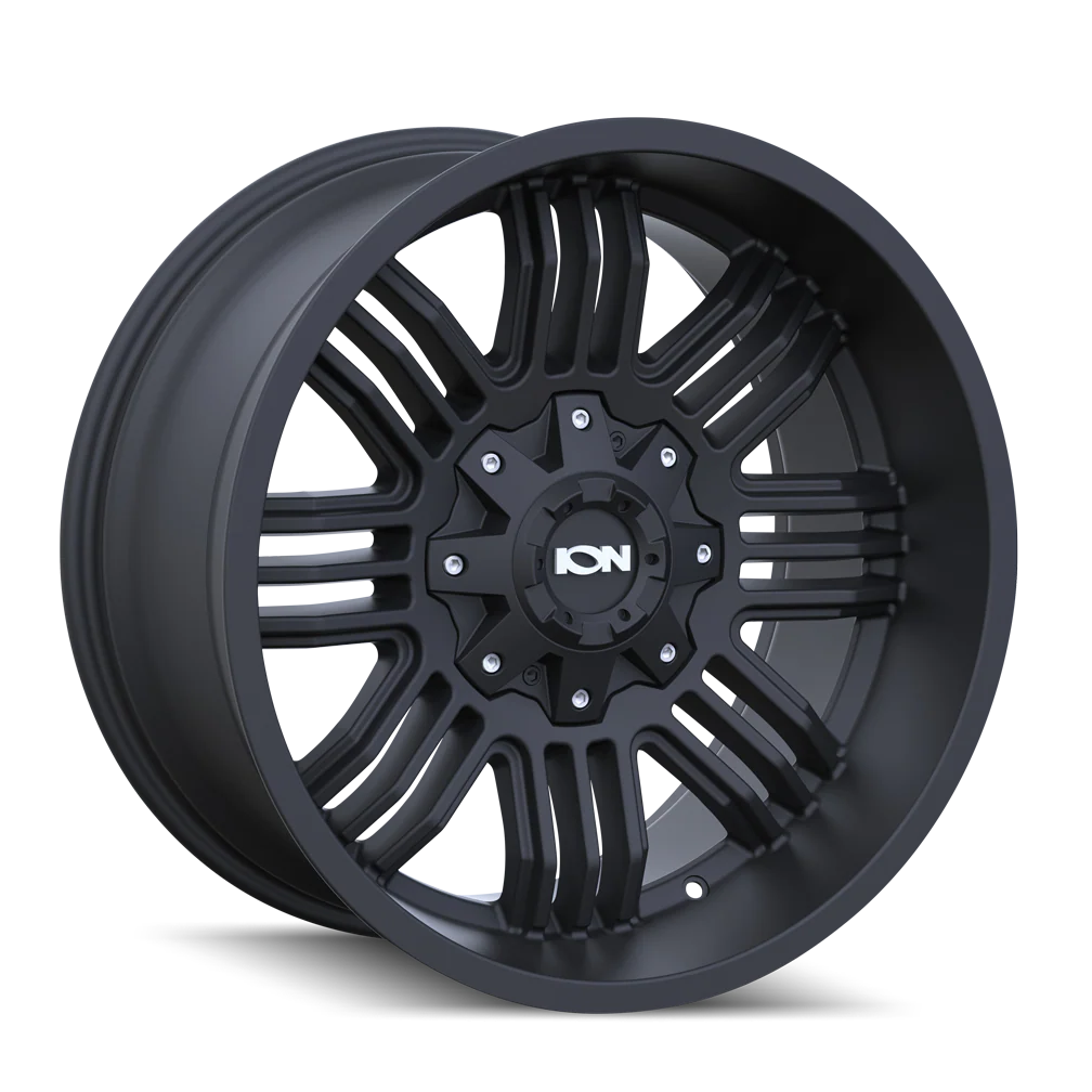 ION 144 MATTE BLACK 20X9 8-180 0MM 124.1MM - 144-2978MB - Ion Alloy