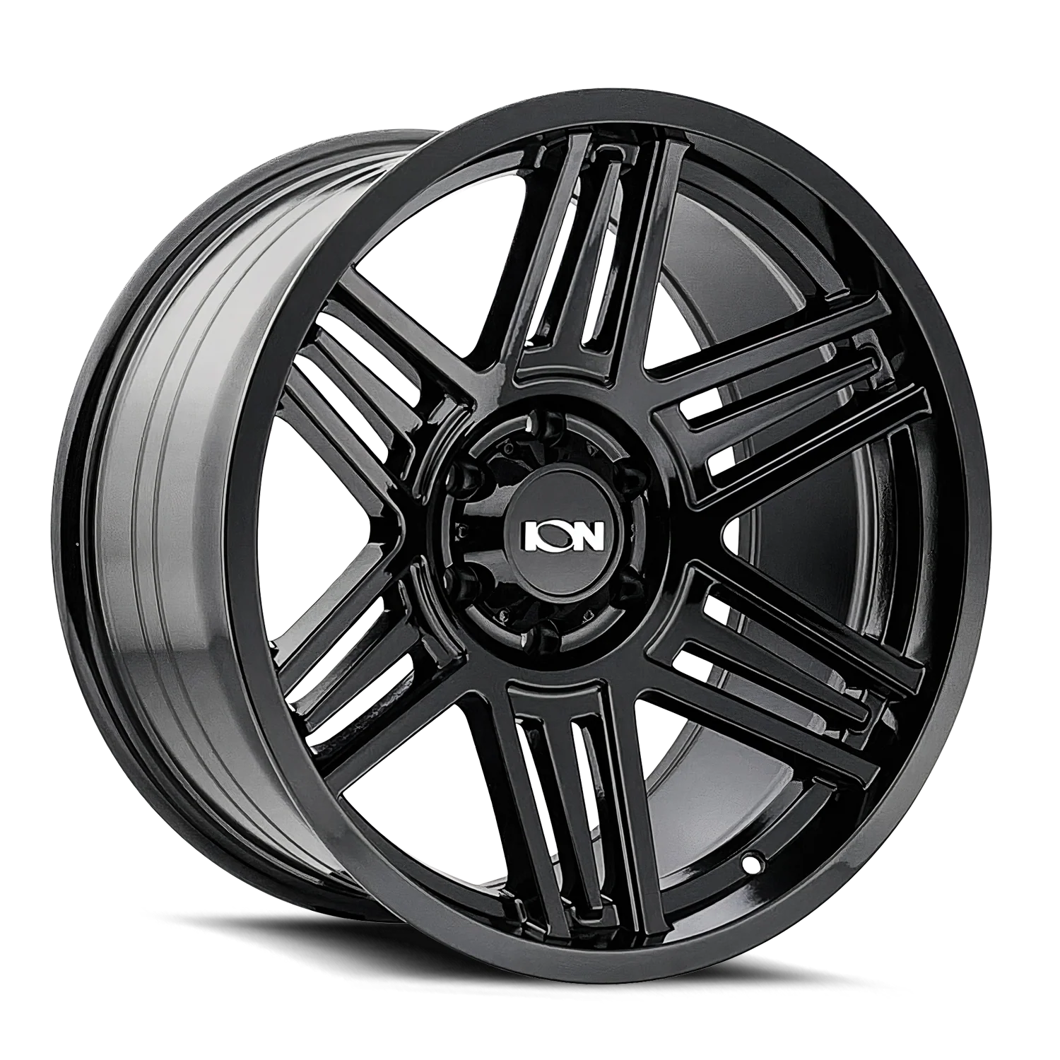 ION 147 GLOSS BLACK 20X10 6-135 -19MM 87MM - 147-2136GB19 - Ion Alloy