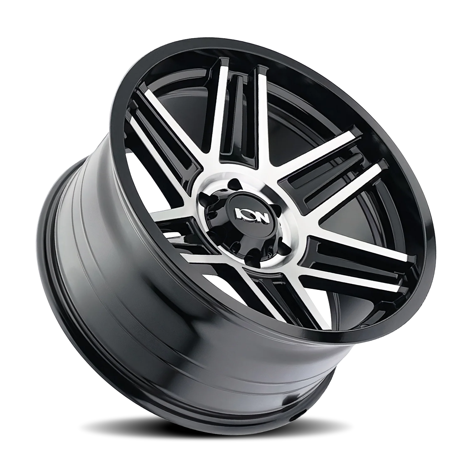 ION 147 GLOSS BLACK MACHINED 20X9 8-165.1 18MM 125.2MM - 147-2981BM18 - Ion Alloy - Image 2