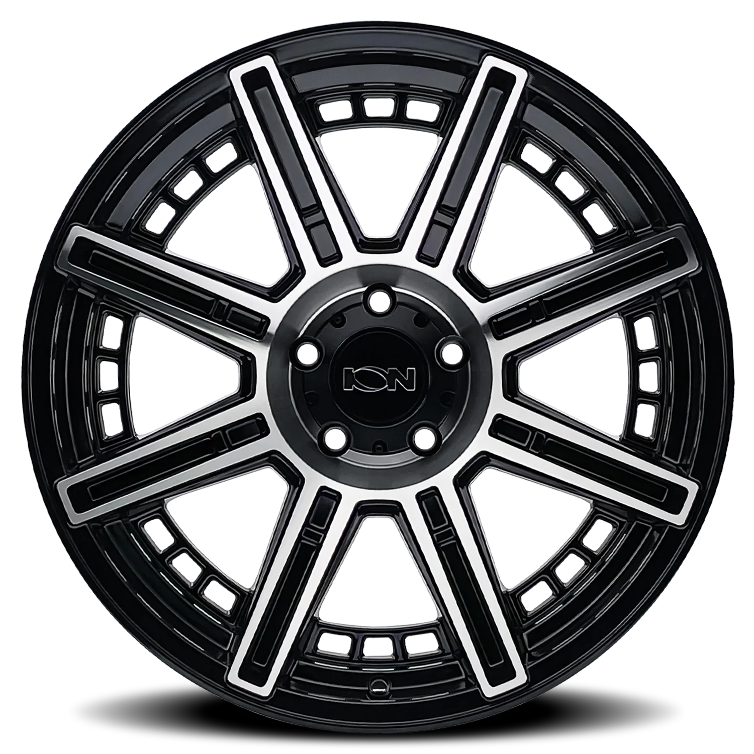 ION 149 GLOSS BLACK MACHINED 20X9 6-135 -12MM 87.1MM - 149-2936B - Ion Alloy - Image 3
